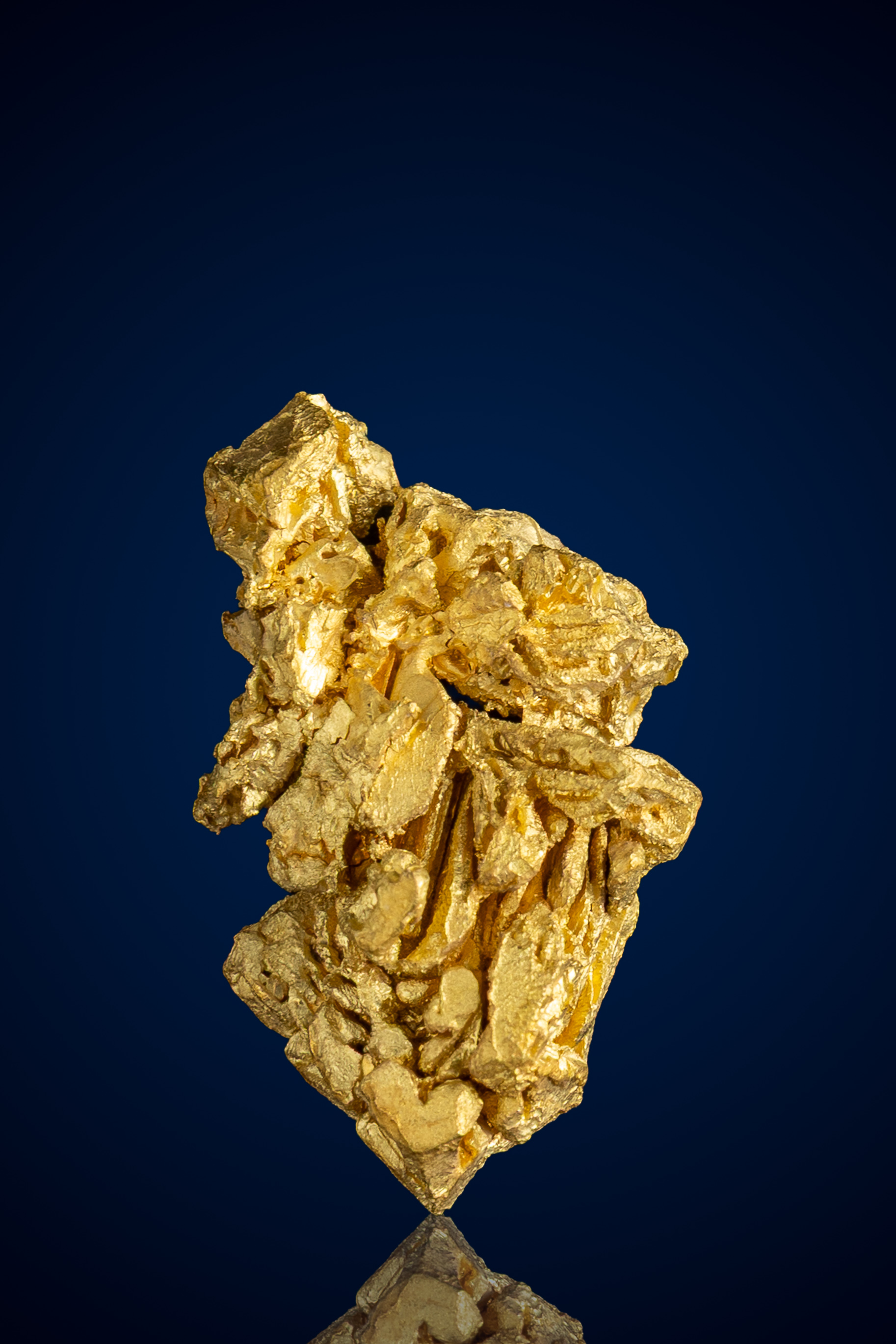 (image for) Bold, Ridged Natural Gold Nugget - Mariposa County, CA - 3.79 grams